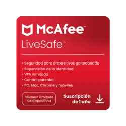 McAfee LiveSafe 1 Año