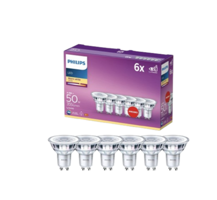 6 bombillas LED Philips
