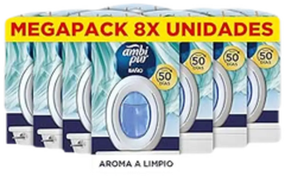 Ambi Pur Ambientador Baño 8 Uds