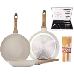 MANGO Set 3 Sartenes Aluminio