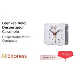 Leenkea Reloj Despertador Caramelo