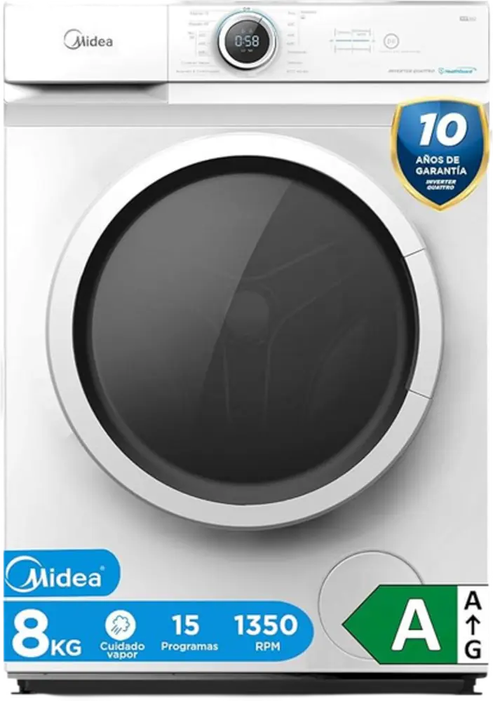 Lavadora Midea 8KG a