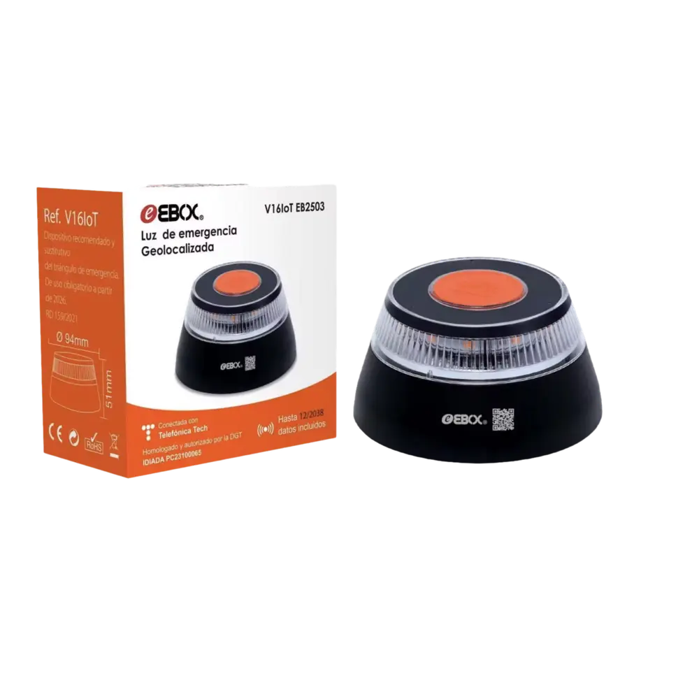 Baliza de Emergencia Ebox V16