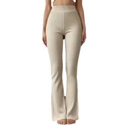 Pantalones Acanalados Corte Bota
