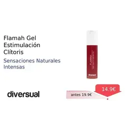 Flamah Gel Estimulación Clítoris
