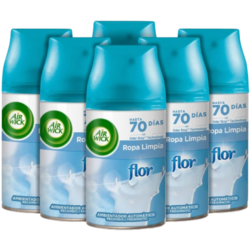 6 recambios Air Wick Nenuco