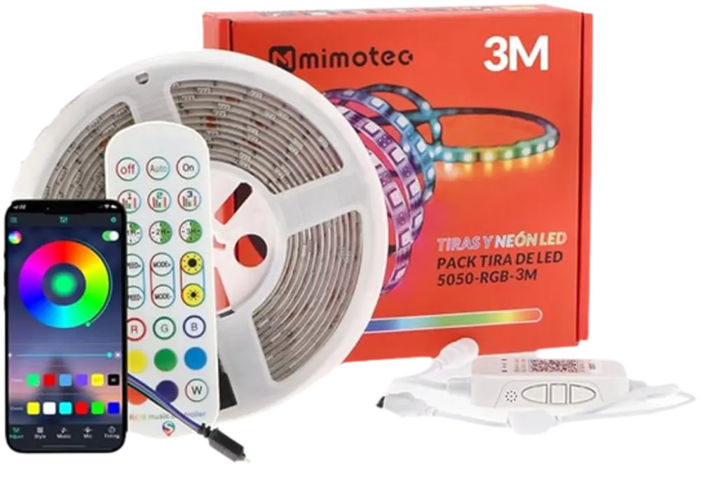 M Mimotec Tira LED RGB 3M