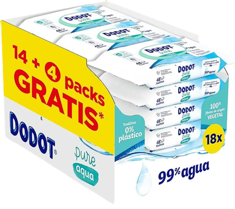 Dodot Toallitas Pure Aqua 864