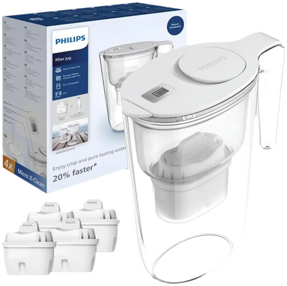 Philips Filtro Jarra + 4 Recambios