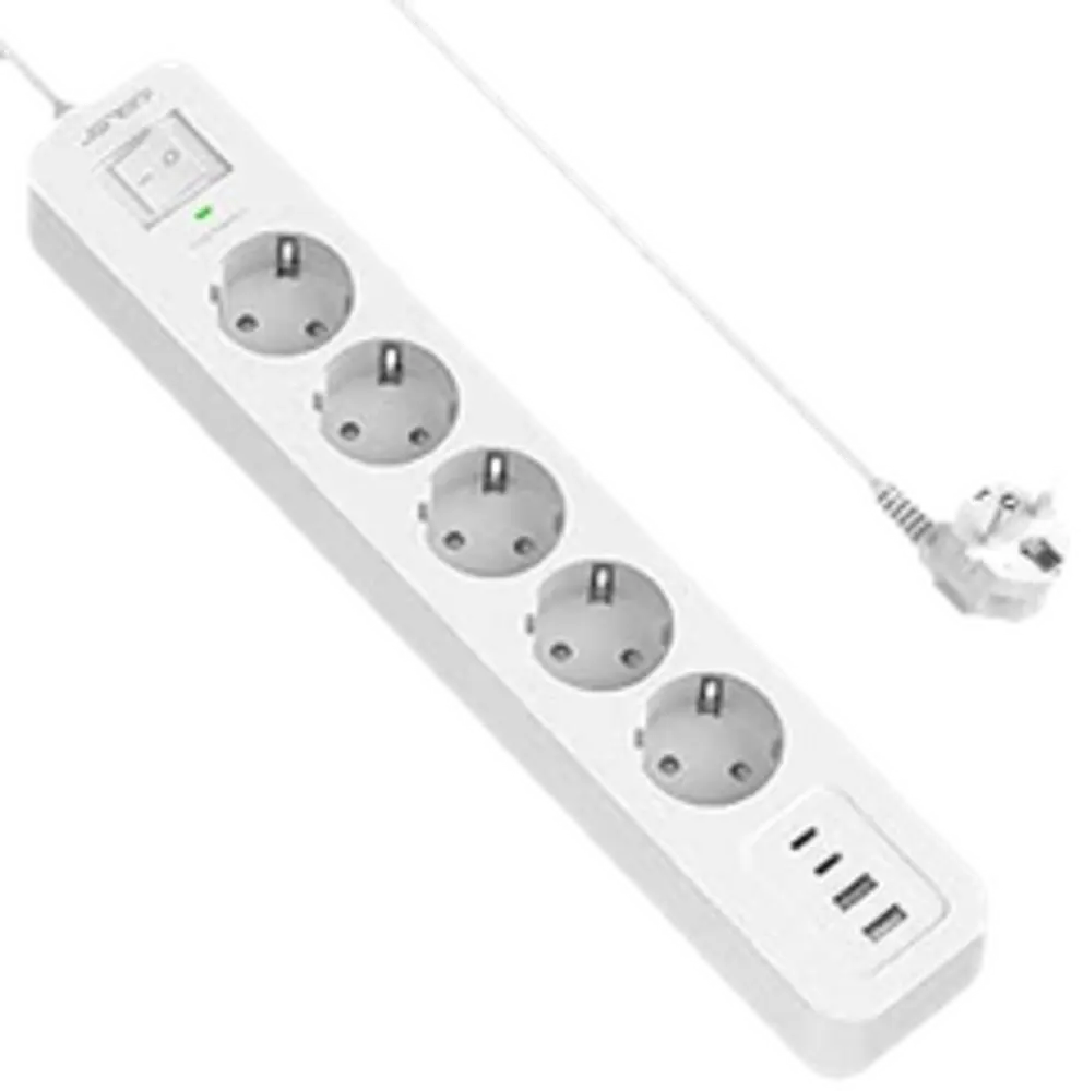 Jsver Regleta 5 Tomas + USB