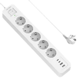 Jsver Regleta 5 Tomas + USB