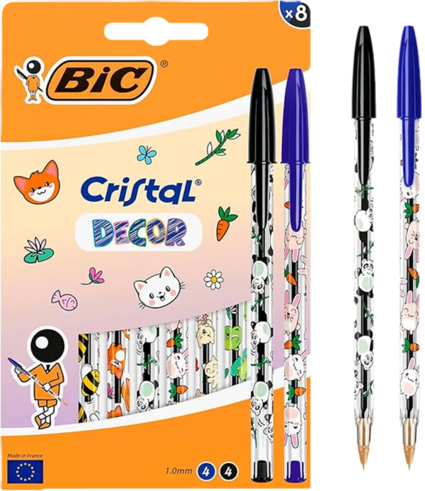 Bic Cristal Kawaii Pack 8