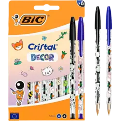 Bic Cristal Kawaii Pack 8