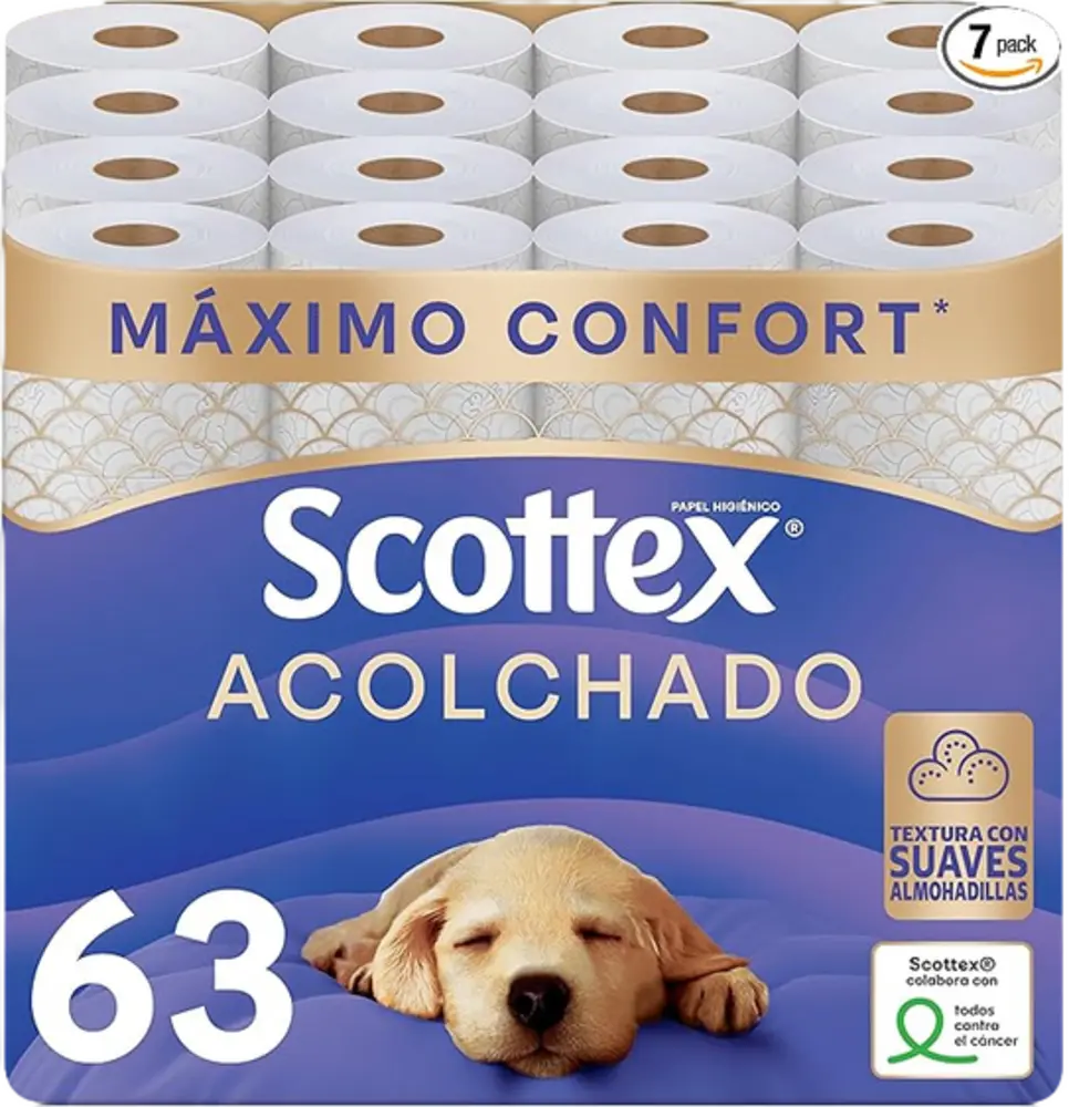 Scottex 63 Rollos Acolchado