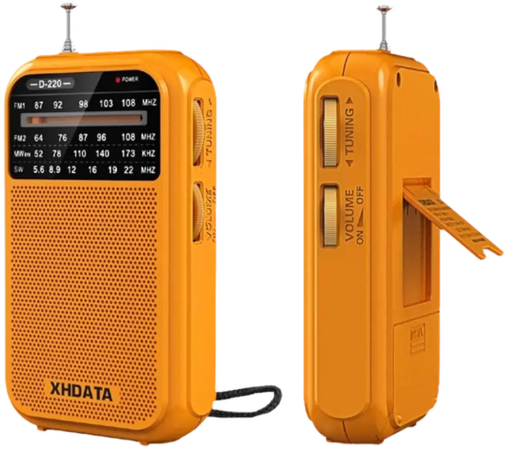 Xhdata D-220 Radio Portátil