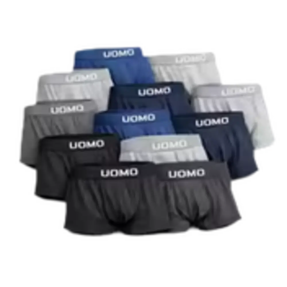Pack 12 Boxers Hombre Algodón