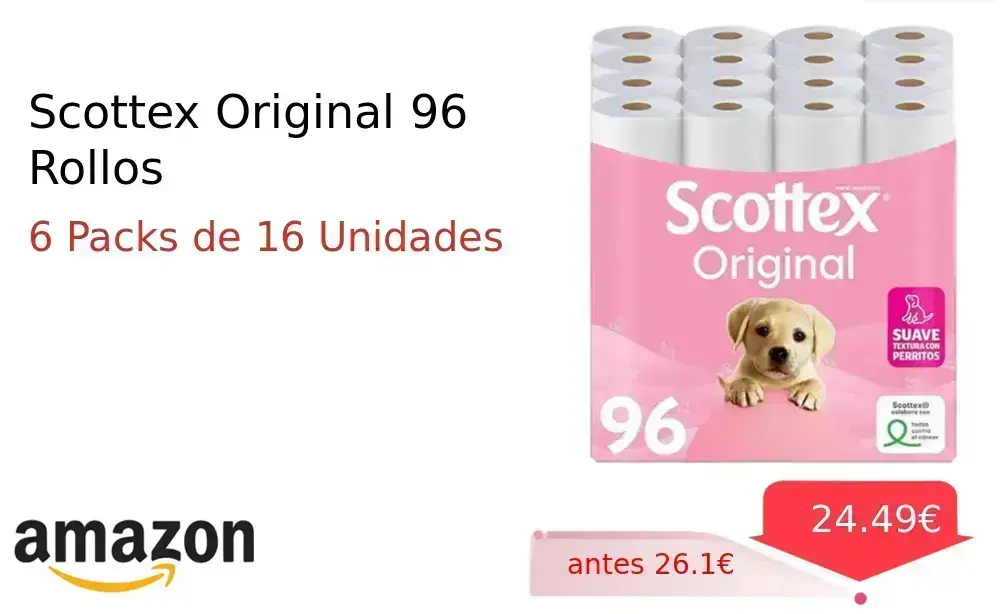 Scottex Original 96 Rollos