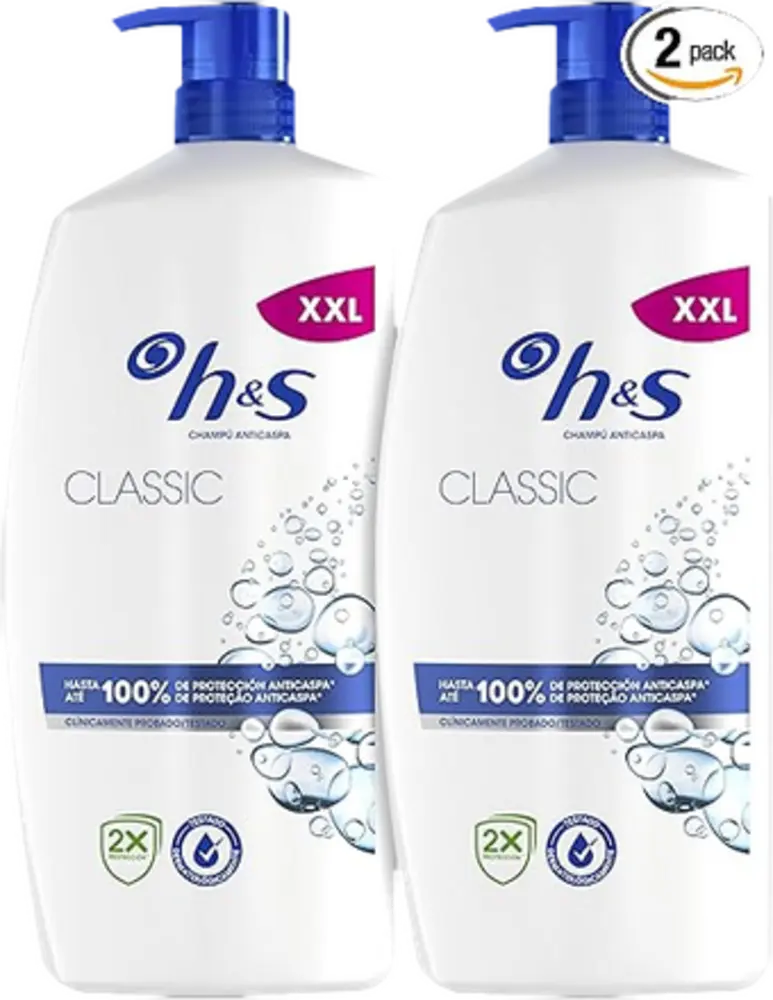 H&S Classic Anticaspa 2X1000ML
