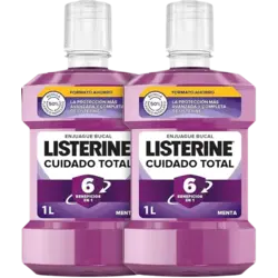 Listerine Cuidado Total 2X1L