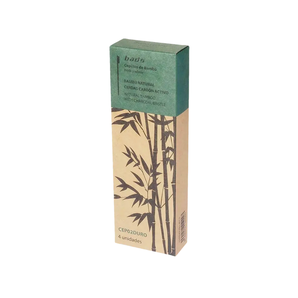 Bads Cepillo Bamboo Duro 4UDS