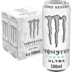 Monster Energy Ultra White 4X500ML