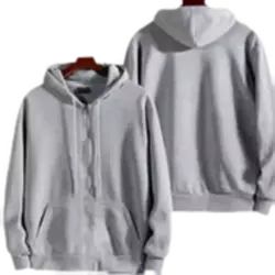 Sudadera con Capucha y Cremallera