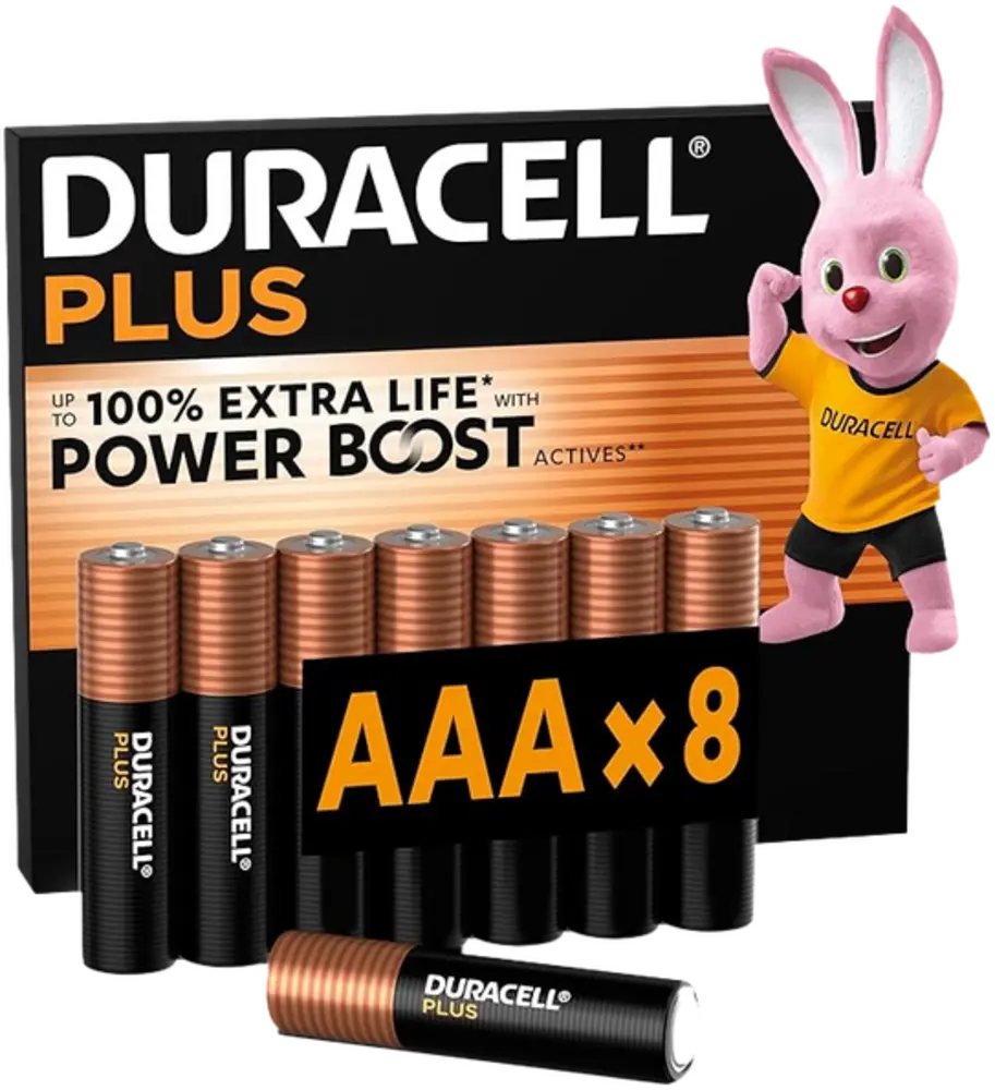 Duracell Plus Pilas Aaa 8UDS