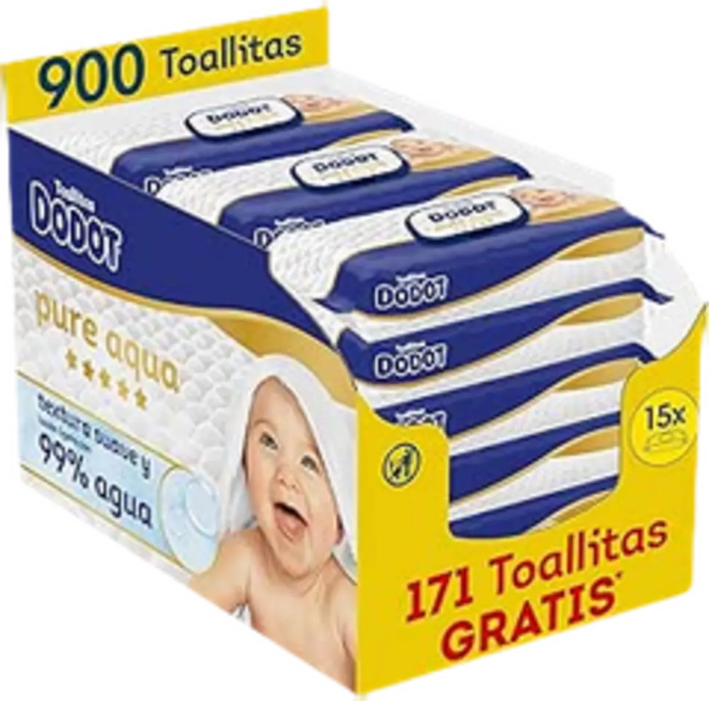 Toallitas Dodot Pure Aqua Soft