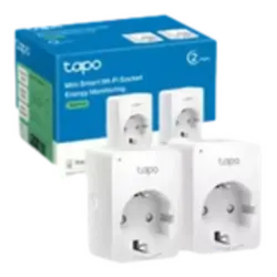 TP-Link Tapo P110 (Pack de 2) (Mini enchufes inteligentes Wi-Fi, monitorización de energía en tiempo real, Alexa y Googl