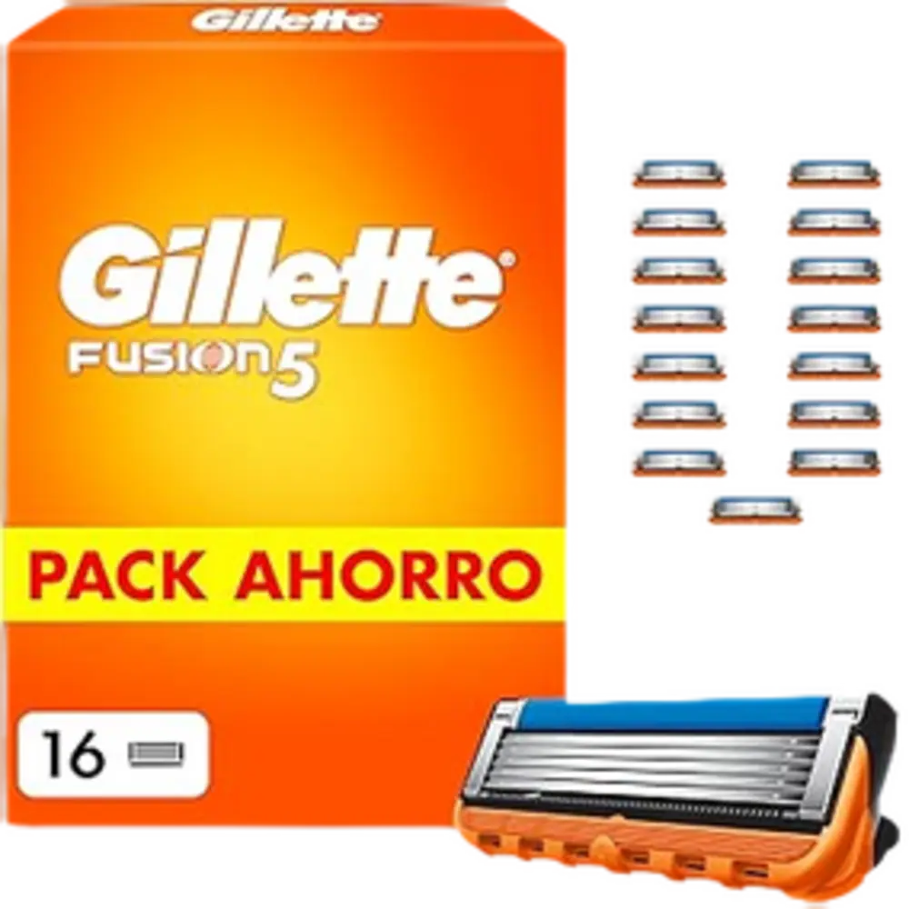 GILLETTE FUSION5 16 Uds