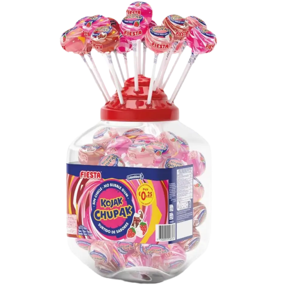 Chupa Kojak Fiesta 115 Uds