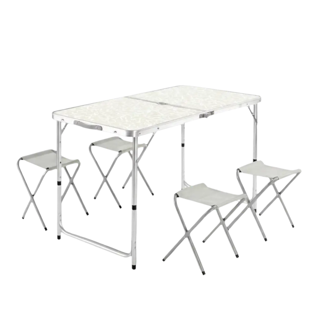 Set Mesa Camping 4 Taburetes