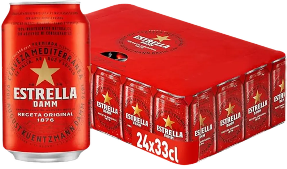 ESTRELLA DAMM Caja 24 Latas 330ML
