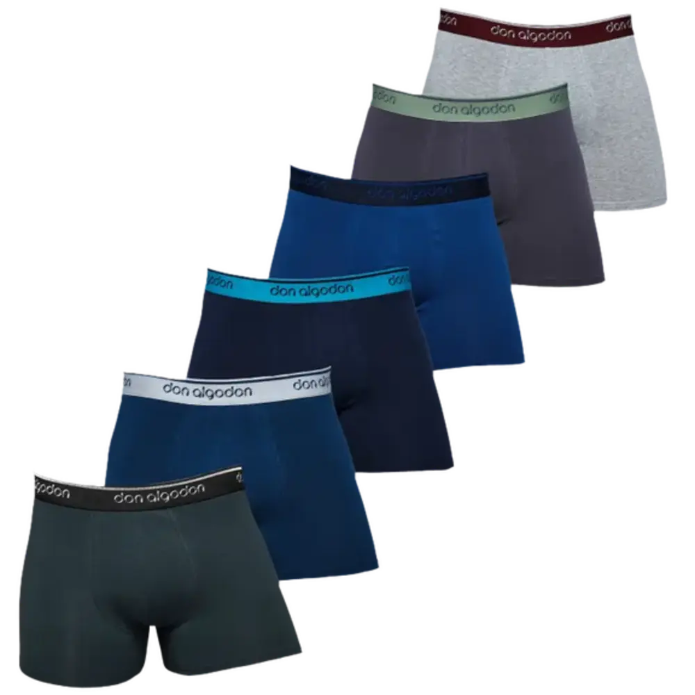 Don Algodon Pack 6 Calzoncillos