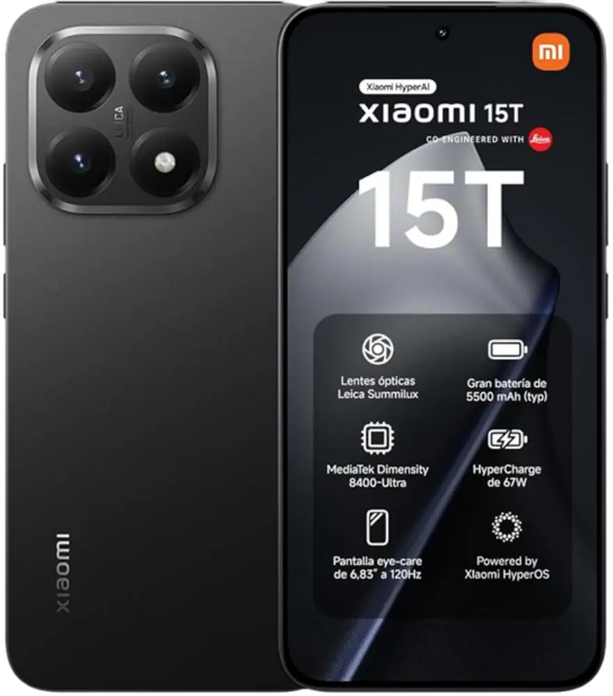MEDIATEK 15T 12+256GB Negro