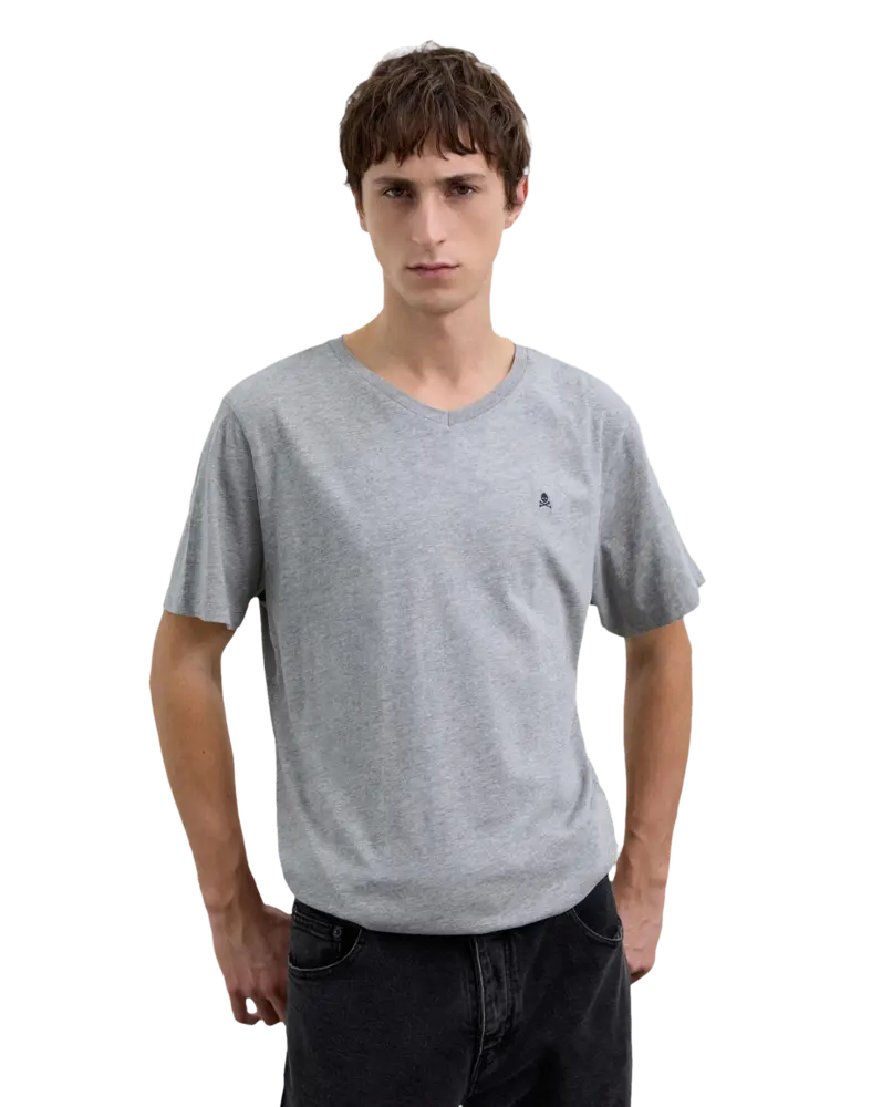 SCALPERS Camiseta Calavera Gris