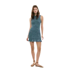Vestido Corto Brownie Verde