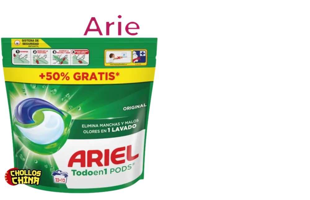Detergente cápsulas Ariel