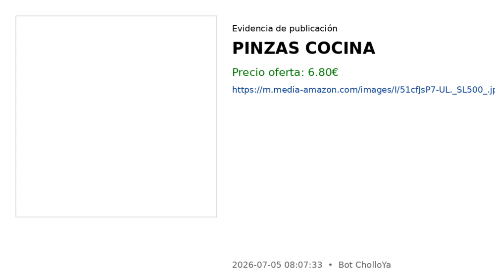 PINZAS COCINA
