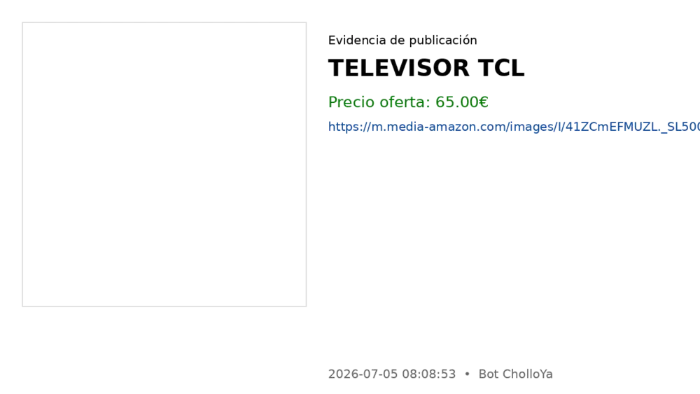 TELEVISOR TCL