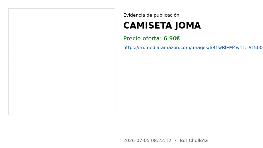 CAMISETA JOMA