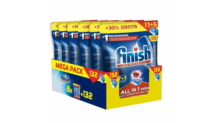 132 pastillas Finish Powerball