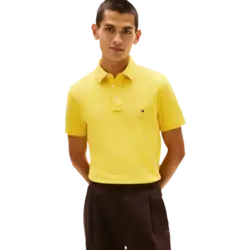 Polo liso de manga corta
