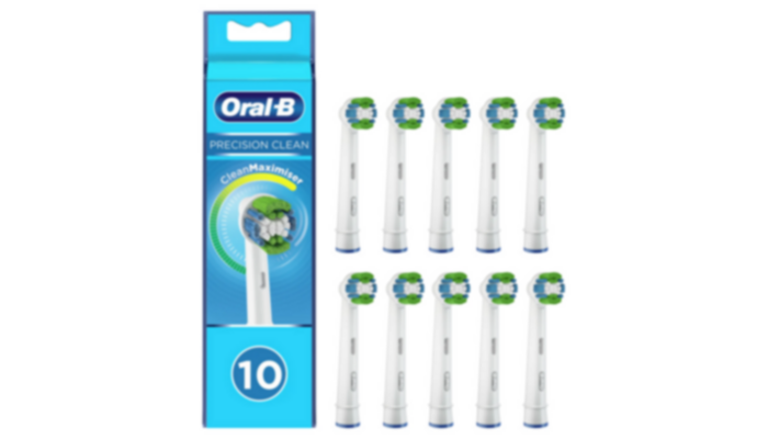 10 recambios Oral-B