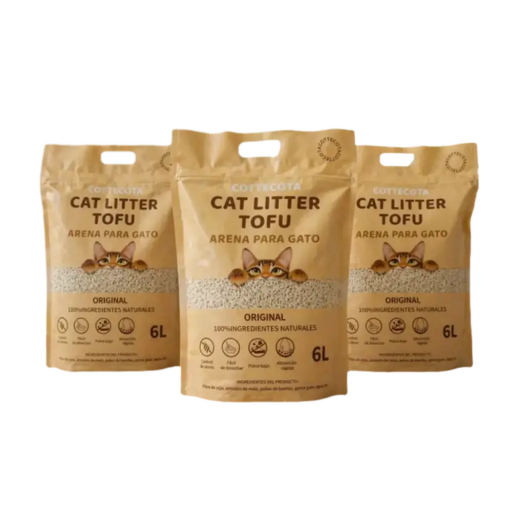 Pack 3 Cat Litter Tofu