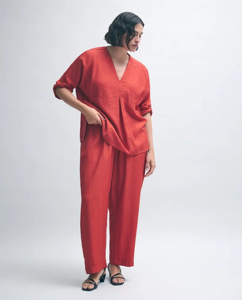 Pantalón fluido de mujer