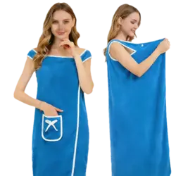 Toalla de baño con bolsillo