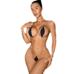 Bikini Strappy Transparente