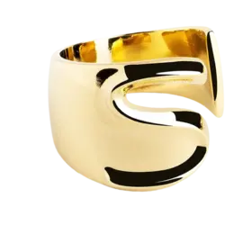 Anillo Letter Signet Ajustable