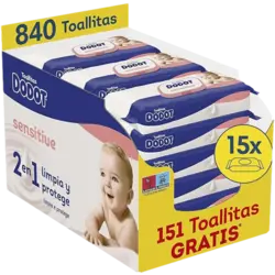 Toallitas Dodot Sensitive 840 uds